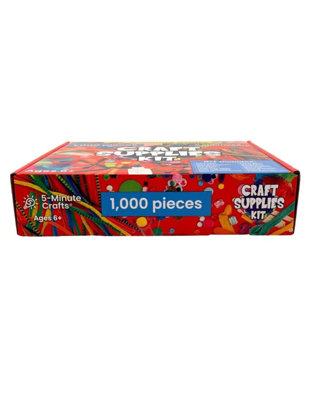 5-Minute Crafts1000-Piece Craft Supplies Kit 8 Organized Compartments Ages 6+ - Picture 13 of 15